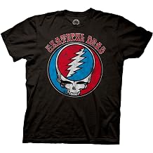 Ripple Junction Grateful Dead Mens Short Sleeve T-Shirt Steal Your Face Vintage Stealie SYF Officially Licensed