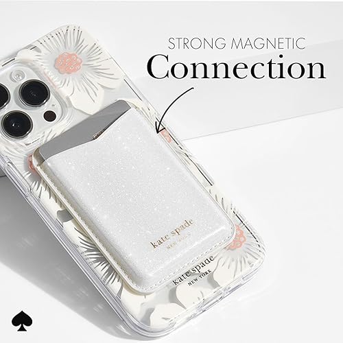 Miniatura 38 de kate spade new york Cartera magnética/tarjetero - Compatible con teléfonos y fundas MagSafe - Pale Dogwood cornejo pálido