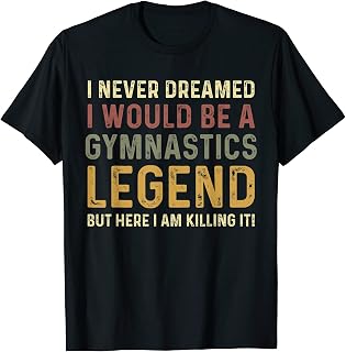 Vintage Gymnastics Legend Gymnast T-Shirt