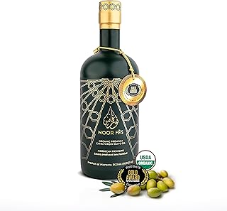 NOOR FÈS 20+ Awards EVOO | Polyphenol Rich 584 mg/kg | USDA Organic Extr...