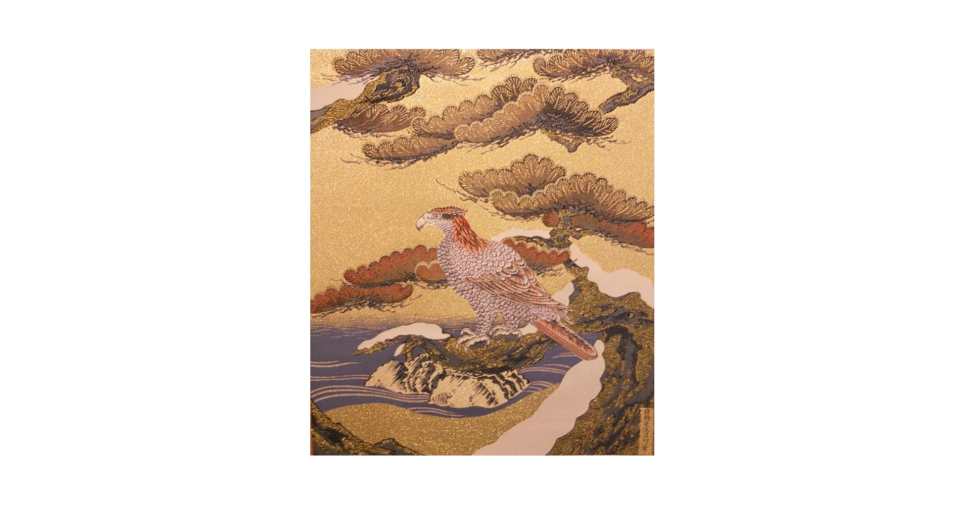 掛軸 松鷹図 Amazon.co.jp: 掛け軸 狩野永徳 松鷹図 国宝 刺繍 紋織掛軸 絵