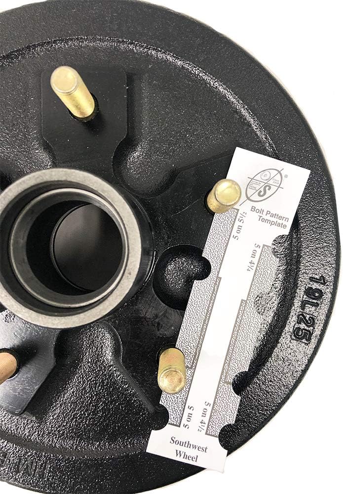 SOUTHWEST WHEEL 3,500 lbs. Trailer Axle Electric Brake Kit 5-5.5" Bolt Circle