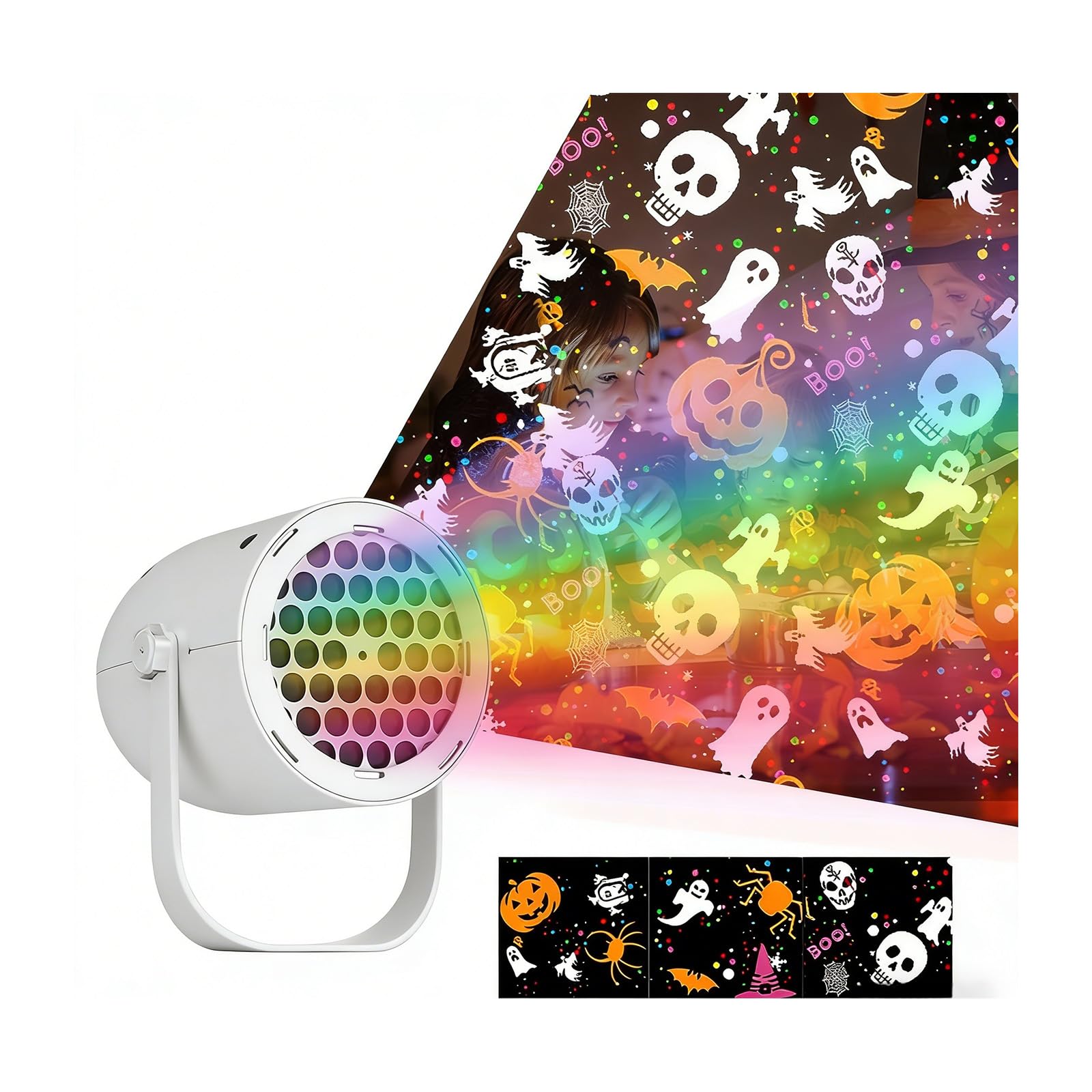 Nucelit Compact Portable USB Christmas Projector Featuring Patterns for Easy Movement and Festival Decor in Rooms or Parties Festival Projection Light