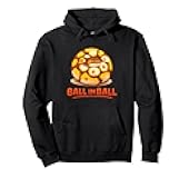 Ball in Ball Python Snake Curled Up Reptile Humor Pullover Hoodie