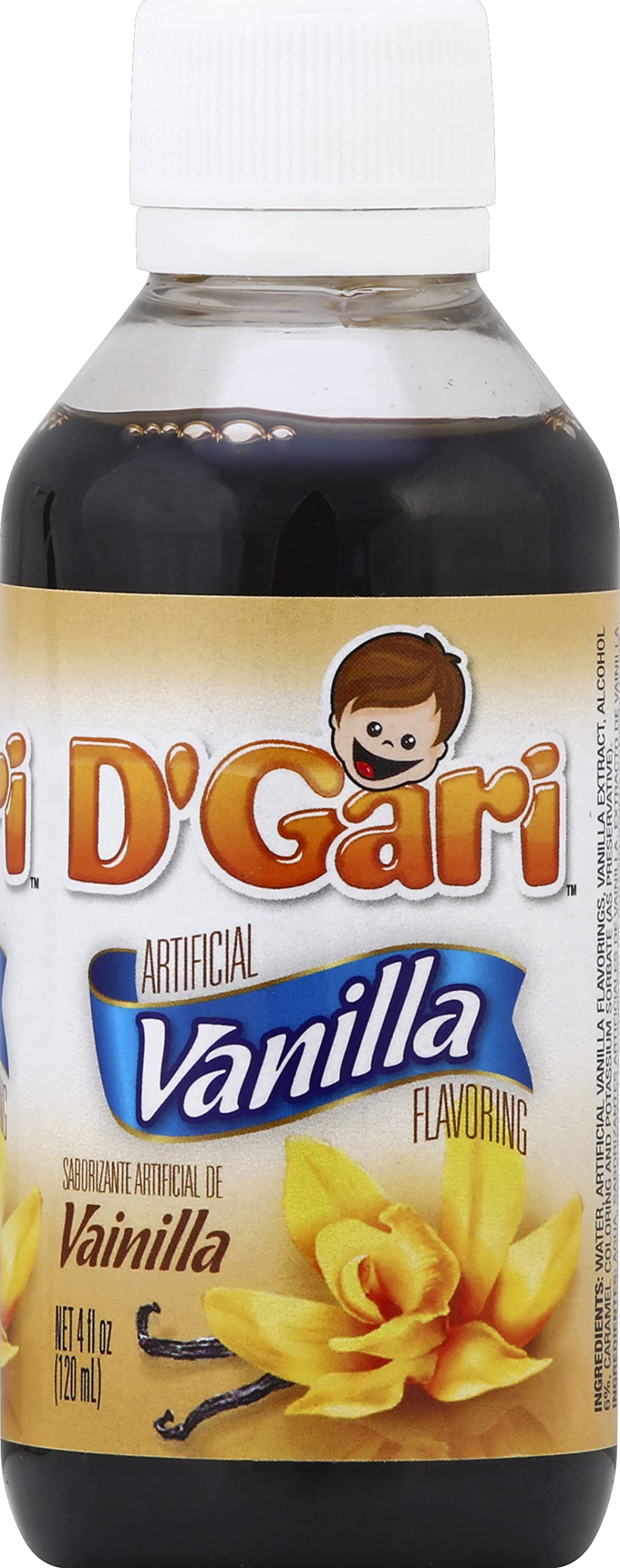 D'gari Vanilla Liquid 4 Oz