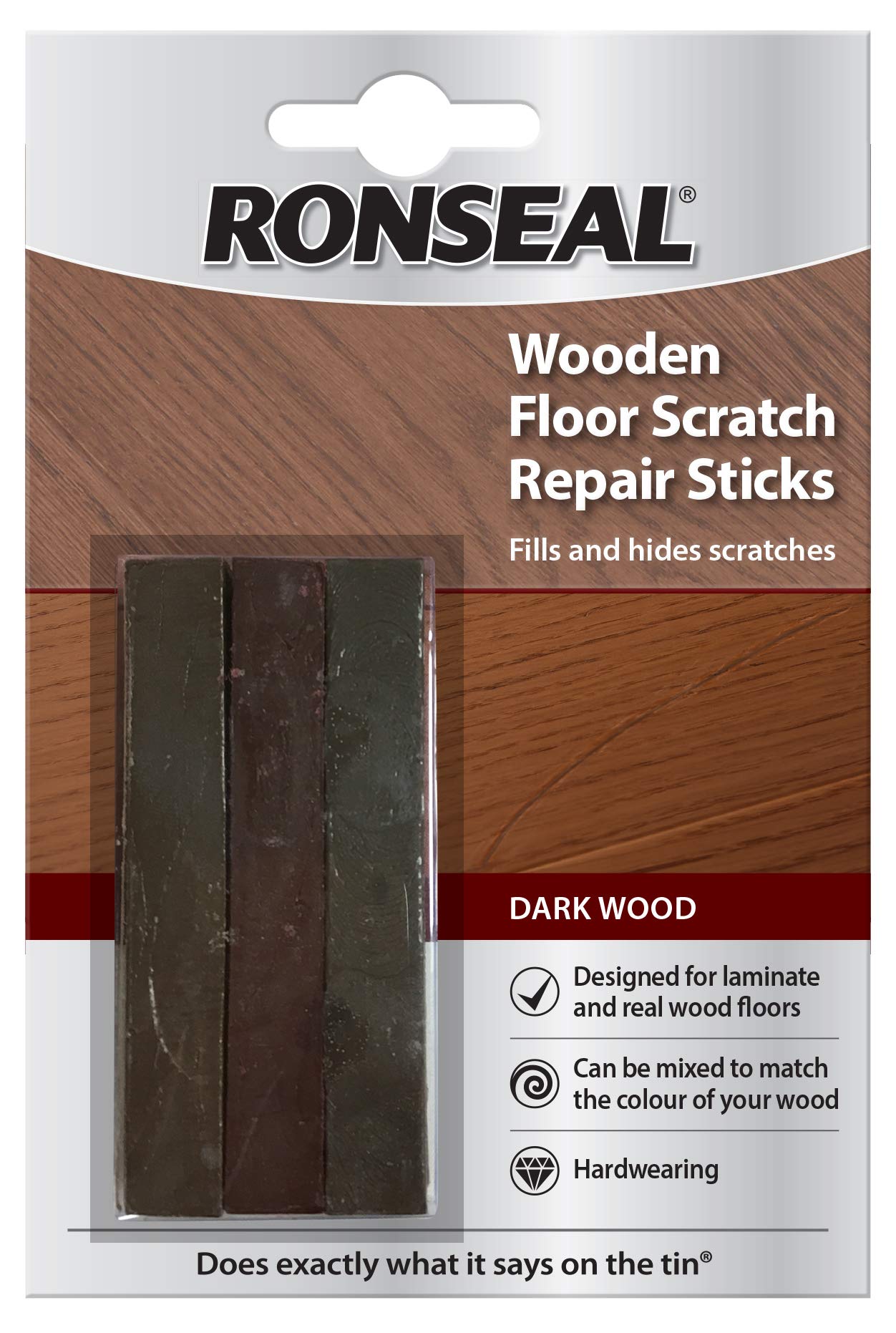 Ronseal Wooden Floor Scratch Repair Sticks Dark Wood