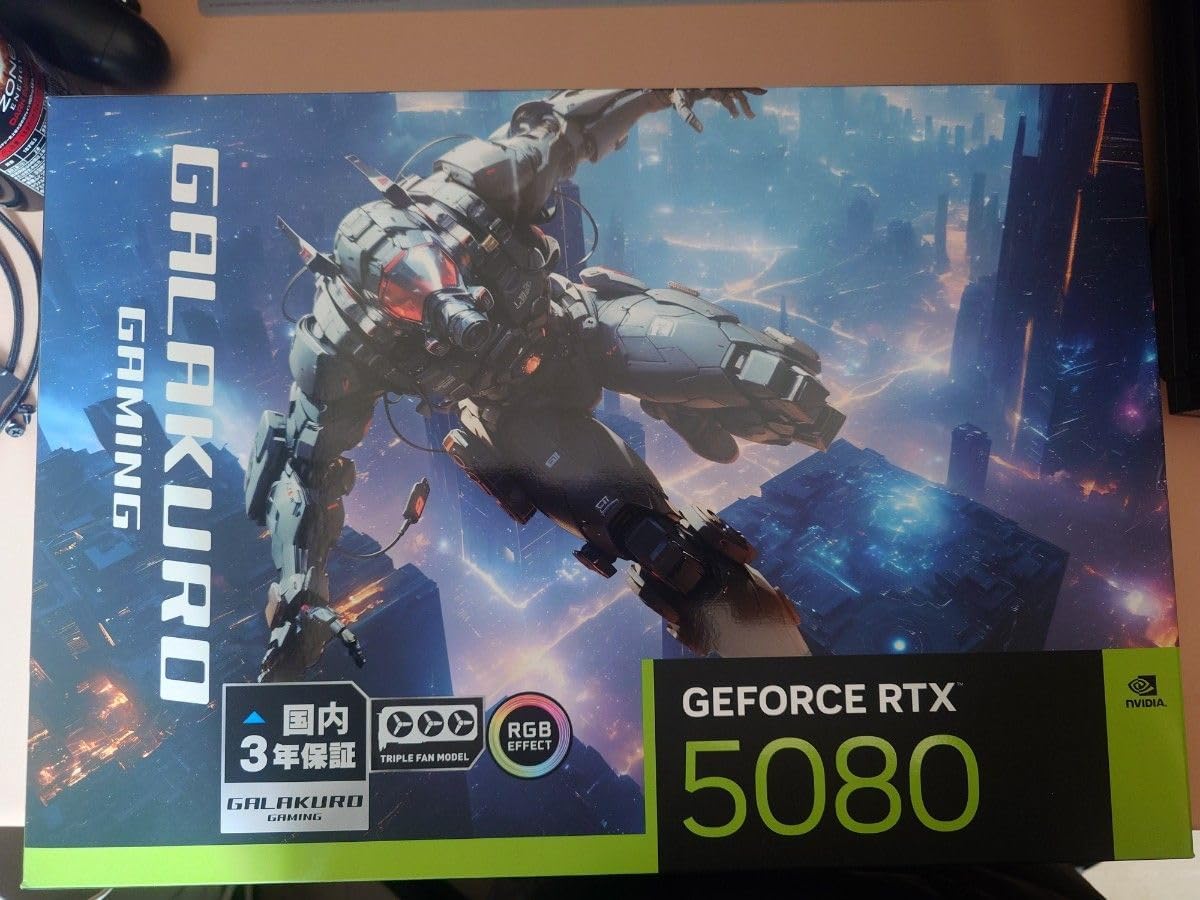 玄人志向 RTX5080 中古品 玄人志向 NVIDIA RTX5080 グラフィックボード
