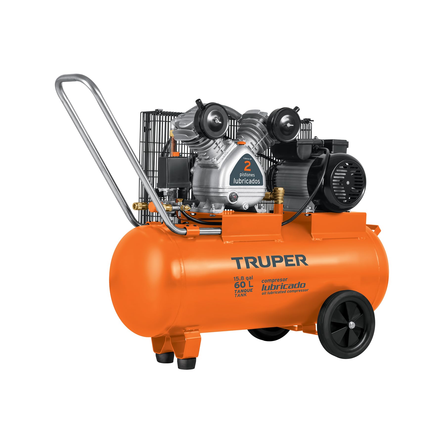 Truper COMP-60LB, Compresor horizontal 60 L, 4 HP (potencia máxima