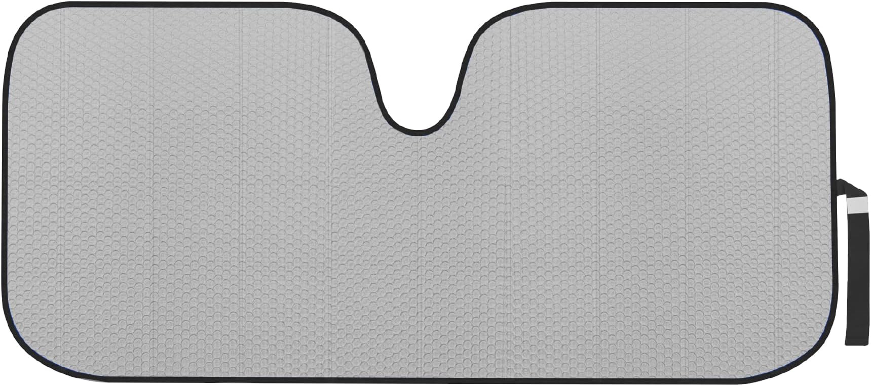 Motor Trend Front Windshield Sun Shade - Accordion Folding Auto Sunshade for Car Truck SUV - Blocks UV Rays Sun Visor Protector - Keeps Your Vehicle Cool - 58 x 24 Inch (Gray)