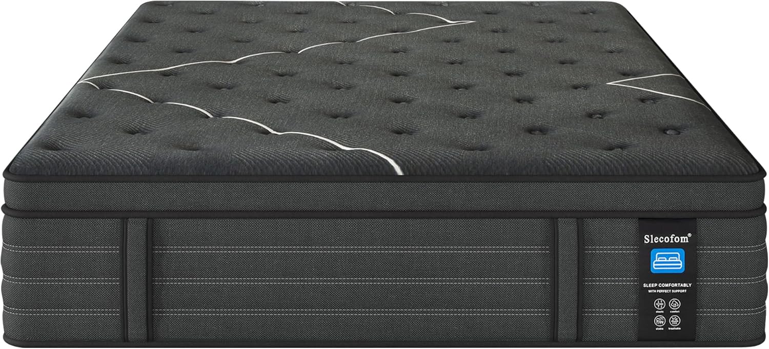 Extra Firm King Mattress, 14 Inch King Size Mattress product image