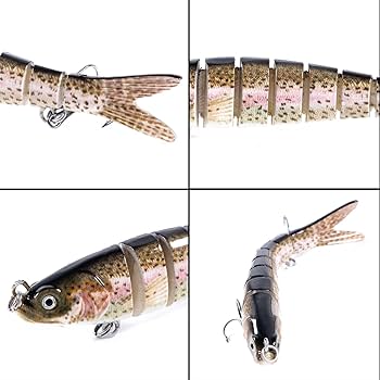 Amazon.co.jp: 5 個釣りルアー、バス釣りルアーキット