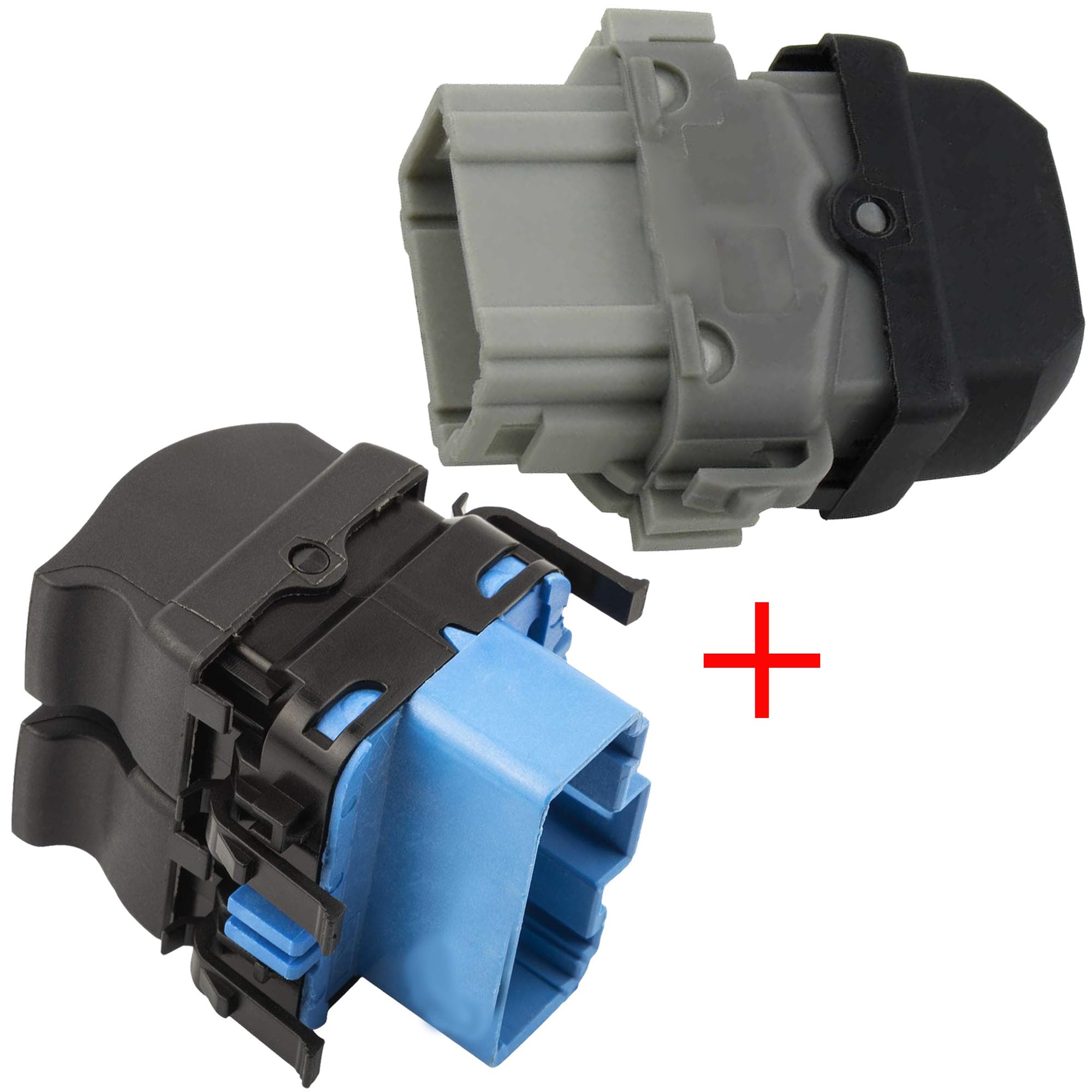 Partsline Double Bouton de Lève-Vitre Avant Gauche avec Bouton de Lève-Vitre Avant Droit compatible avec Mégane 2, Scénic 2 - Équivalent à 8200107772 8200315013