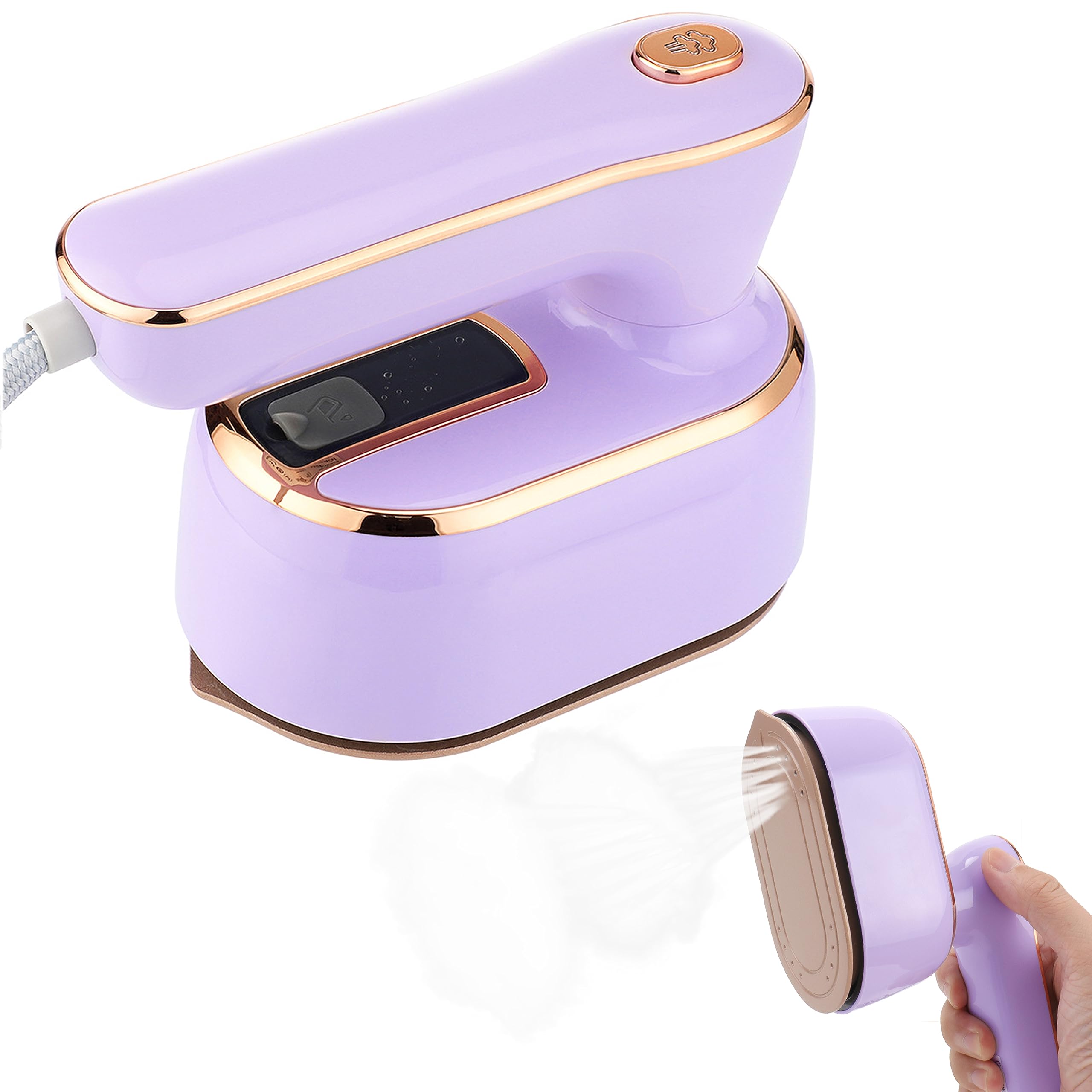 Ferro Da Stiro A Vapore Mini Pieghevole – 1000W, 15 Secondi Di Riscaldamento, Serbatoio 100ml – Per Viaggio E Casa