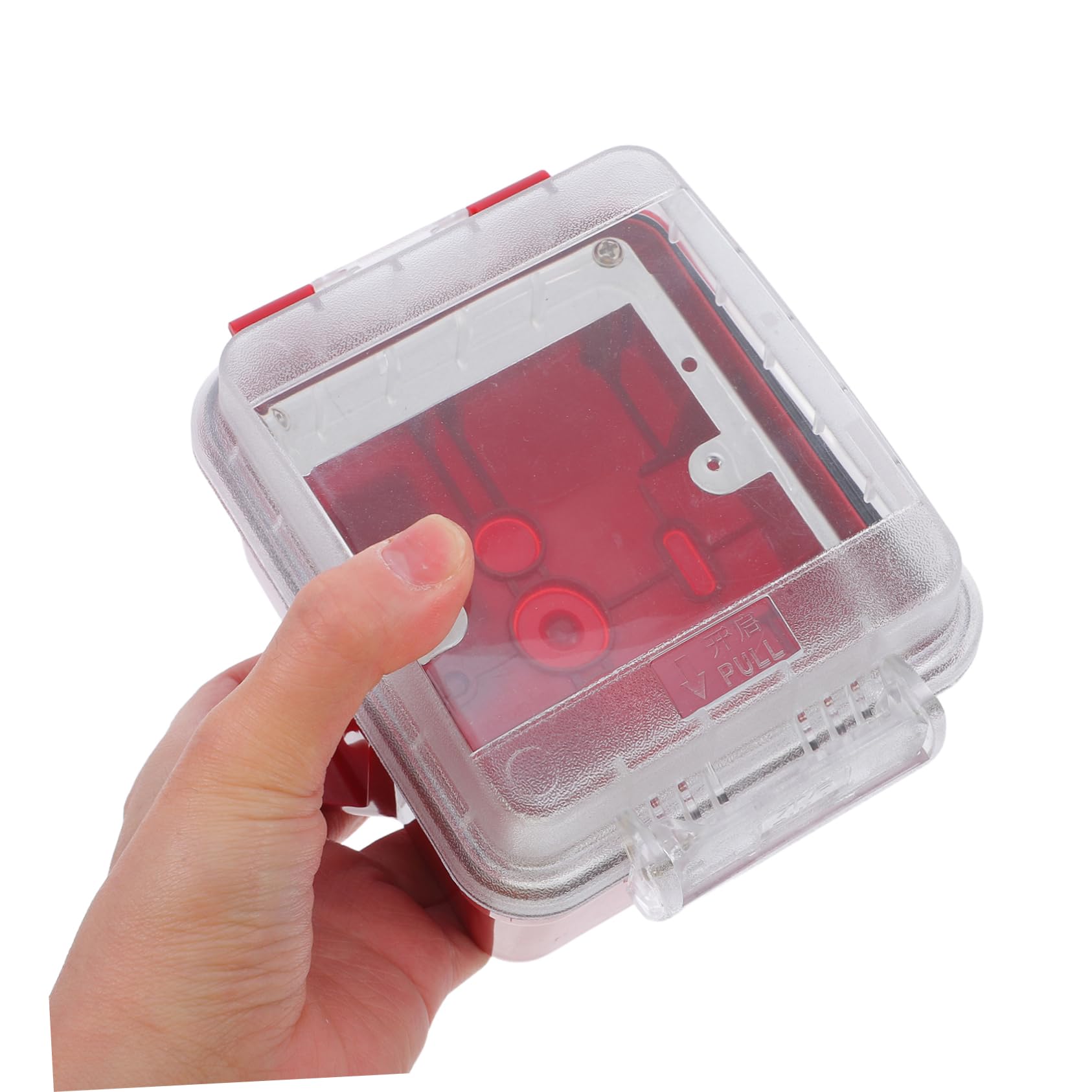 TEHAUX Cubierta Para Botón De Alarma Manual - Protector De Punto De De Emergencia Compatible Con Sistemas De Alarma Exterior