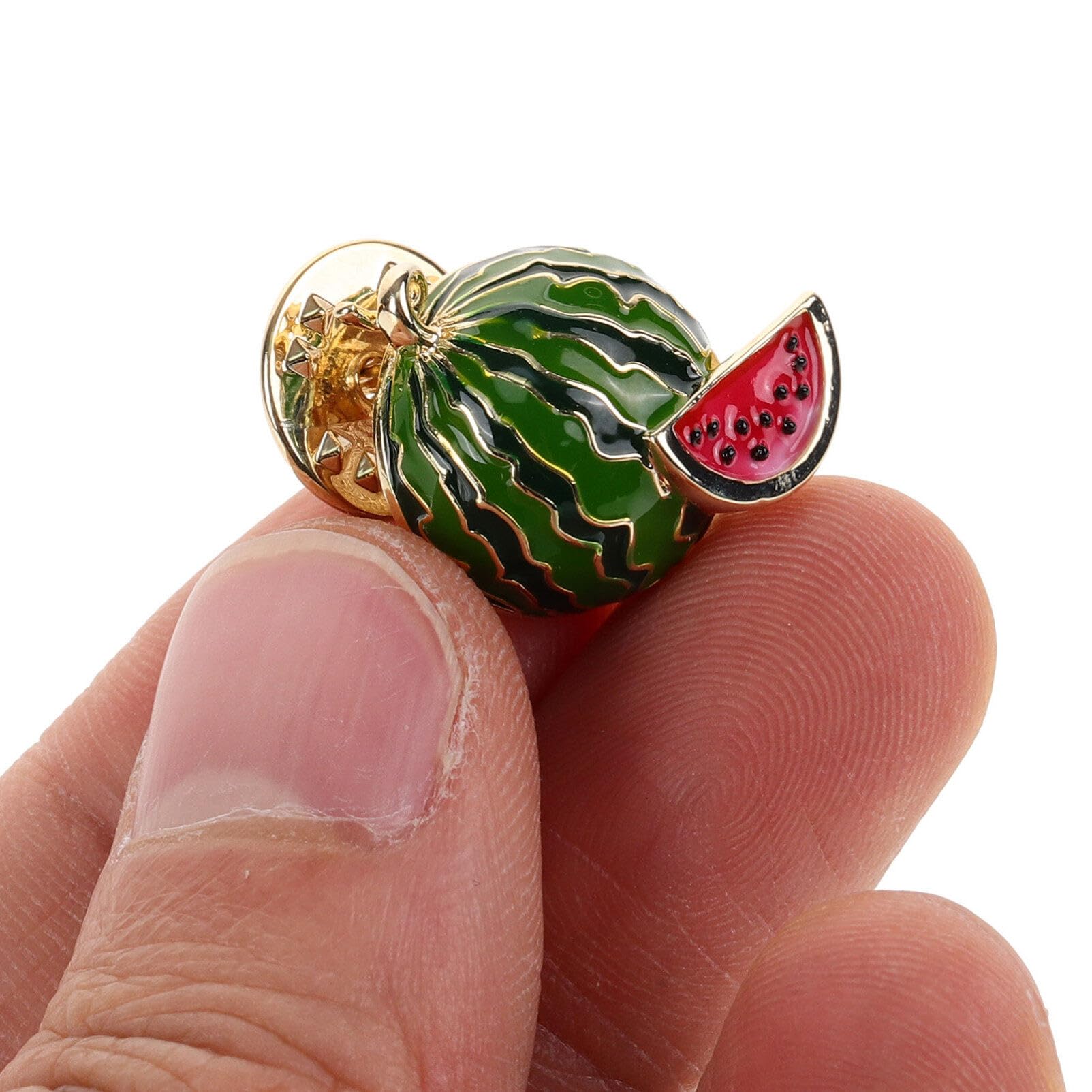 Palestina Spilla Watermelon Lavoro Smalto Donne in Metallo Besta Badge Frutto Scialle Stubito Corso Corso Corso Cardigan Cancella Scarpa Cuccatura Bilanci Bishing Gioielli