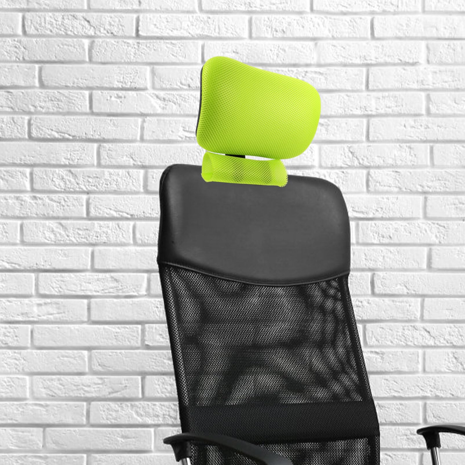 SHINEOFI Almohada Ajustable para Reposacabezas De Silla De Oficina Soporte De Cuello Ergonómico Accesorio De Fácil Instalación para Sillas De Trabajo Cojín De Recubrimiento De Malla