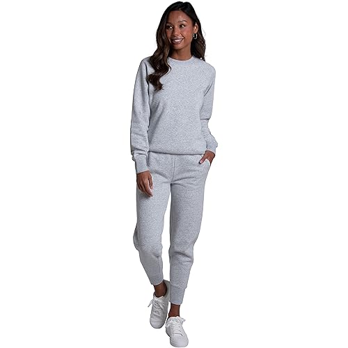 Fruit of the Loom Women's Crafted Comfort Crafted Comfort Joggers & Open Bottom Pants