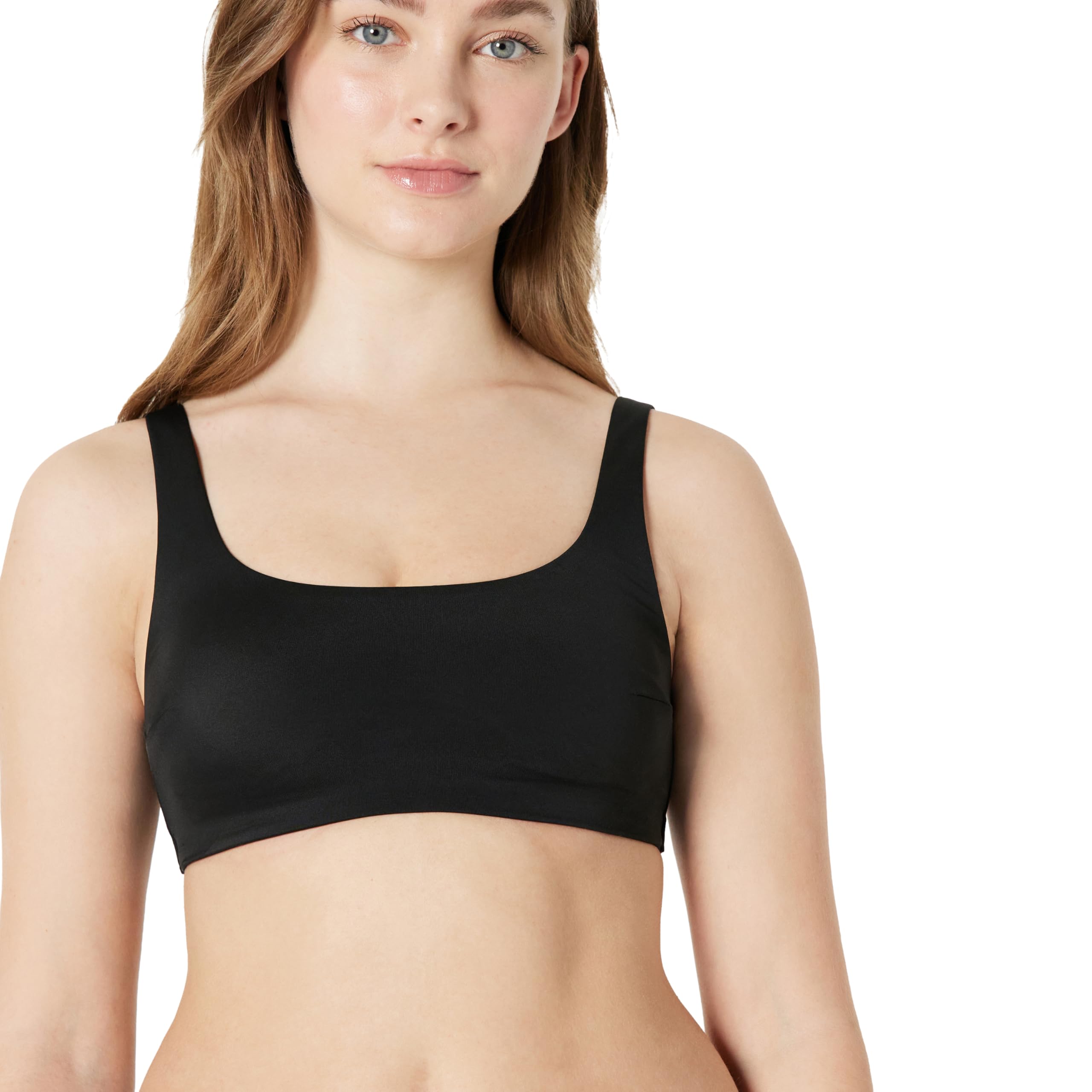 Amazon Essentials Top de Bikini con Cuello Cuadrado Mujer
