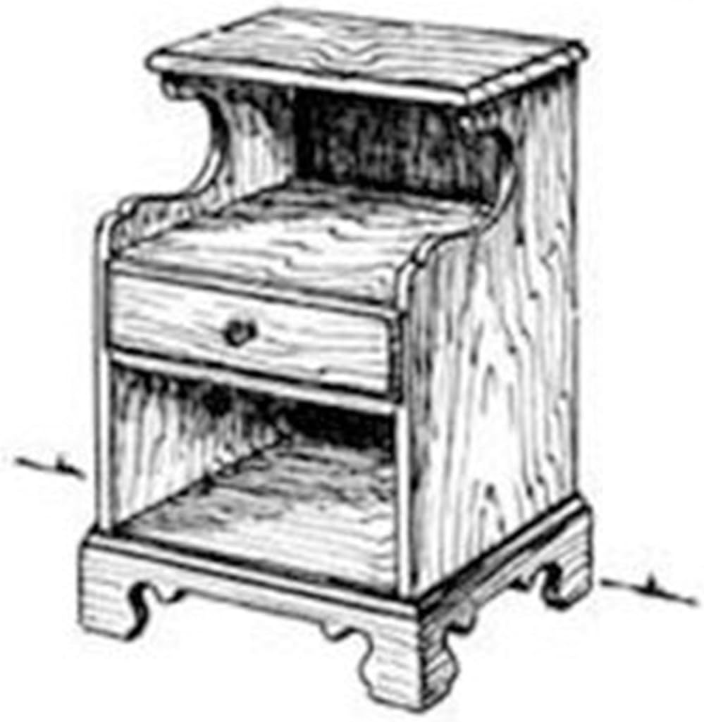 Woodcraft Project Paper Plan To Build Phone Stand Table - Material Not Included
