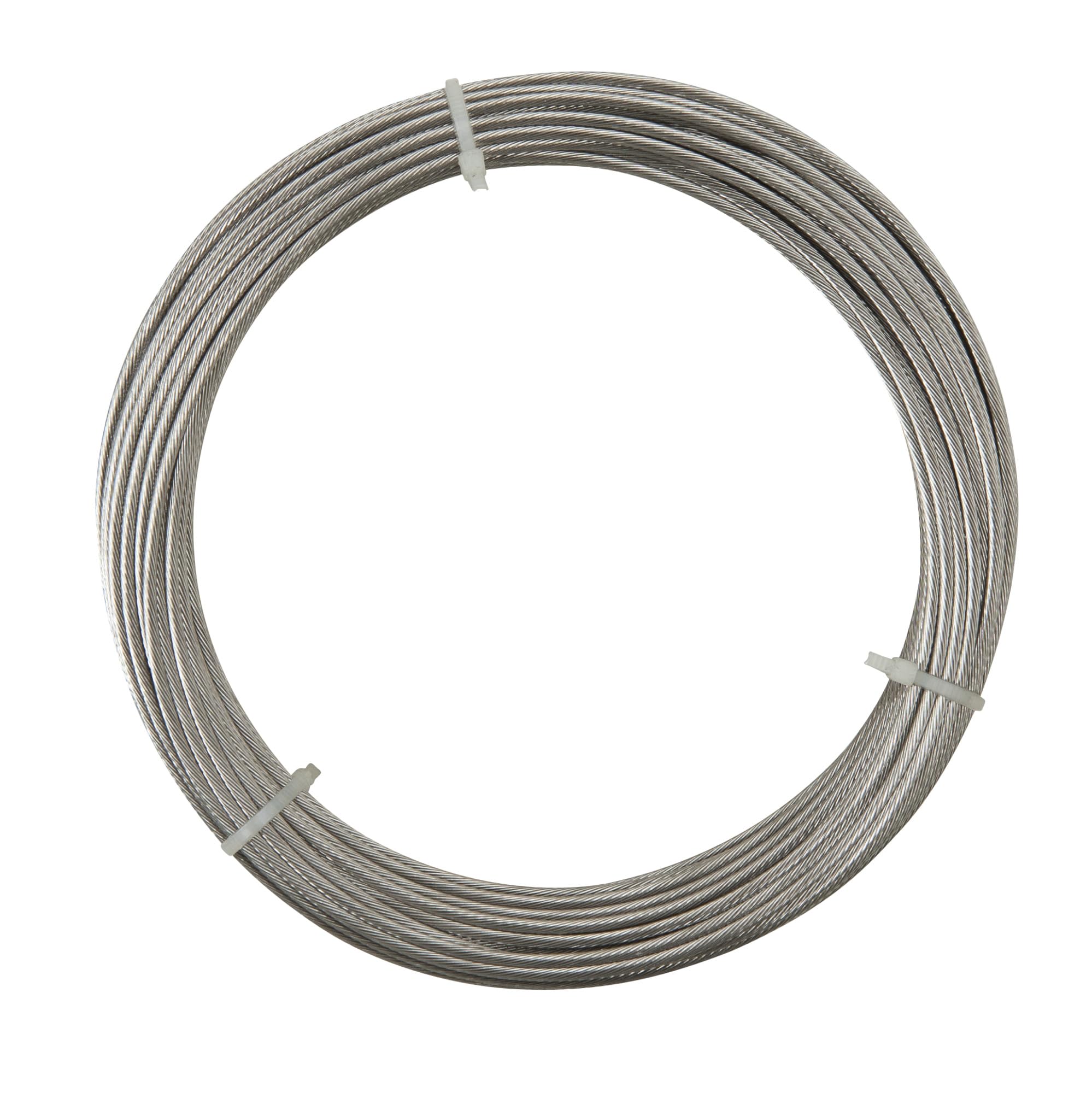 Windhager Edelstahlseil zur Montage und Spannen von Seilspannmarkisen und Sonnensegeln, 14m x 2mm, 10822, silber