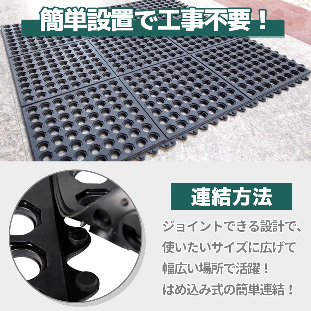 Amazon.co.jp: 滑り止めマット 穴あき ゴムマット 屋外 すべり Amazon.co.jp: 滑り止めマット 穴あき ゴムマット 屋外 すべり