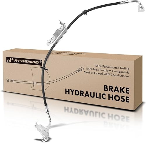 A-Premium Manguera hidráulica de freno delantero del conductor compatible con modelos Jeep seleccionados - Wrangler 2011 2012 2013 2014 2015 2016