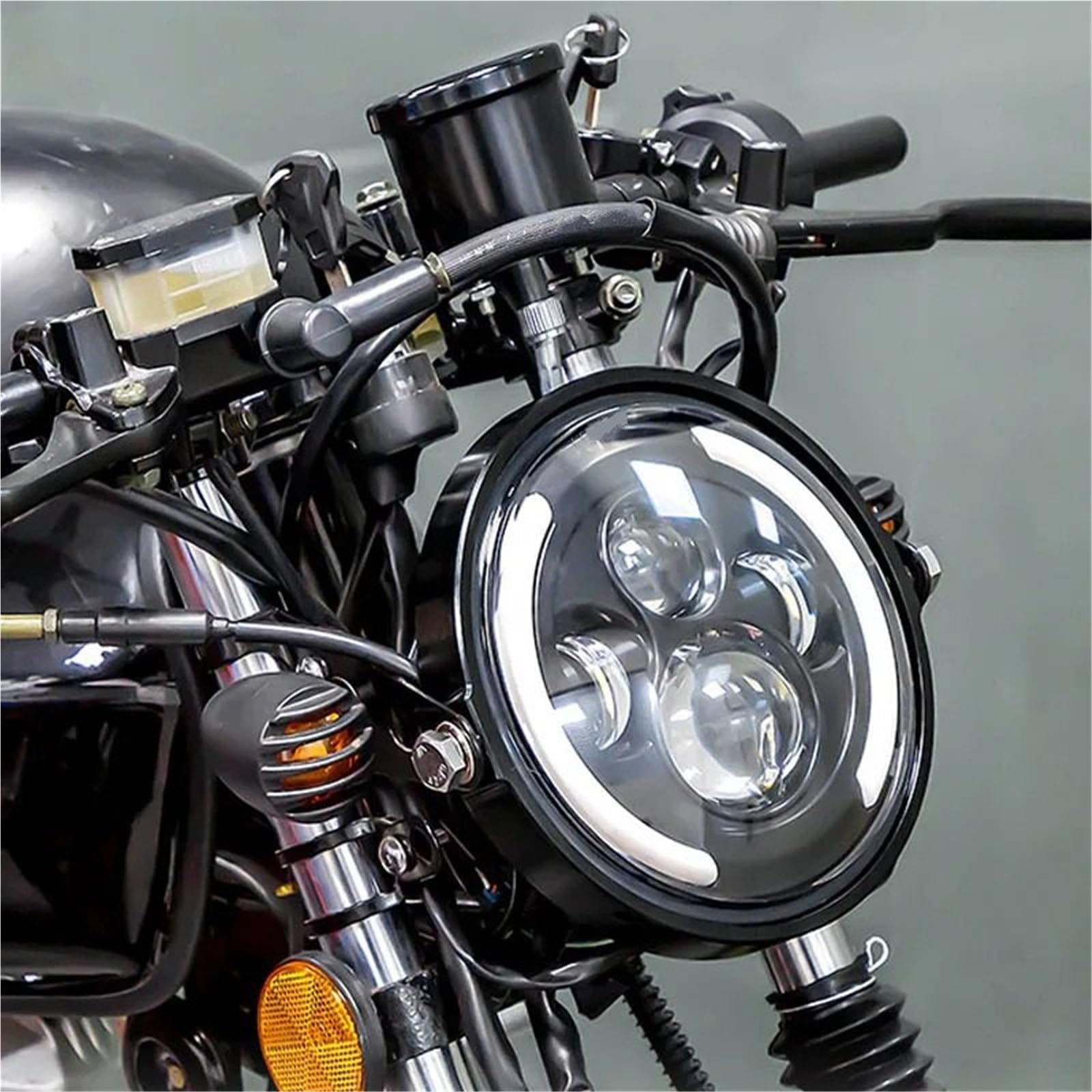 Dla Sportster Dyna Iron 883 Światła drogowe | Motocyklowy reflektor LED o przekątnej 5,75 cala