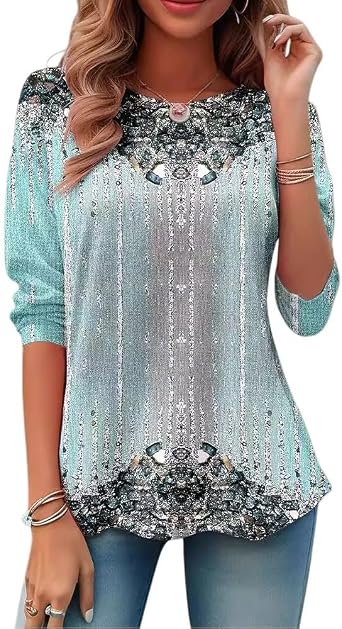 Men's Printed Pullover Long Sleeve Regular Fit for top Men's