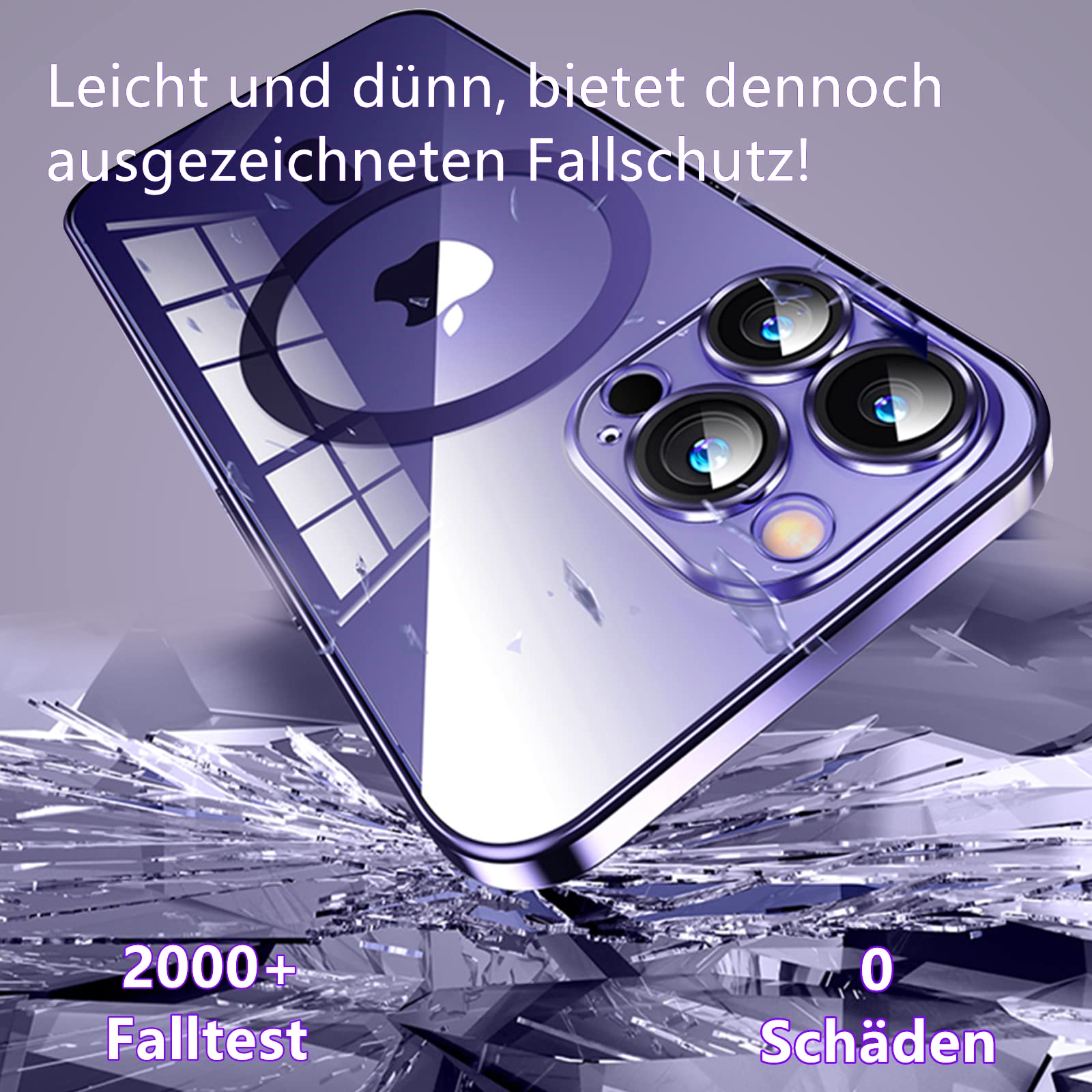 Cover MagSafe per iPhone 14 Pro Max silicone trasparente