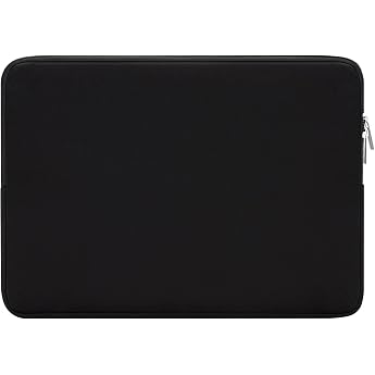 rainyear 14 inch laptop sleeve case protective soft padded cover zipper carrying bag compatible 14 notebook computer chromebook tablet ultrabook for dell hp thinkpad lenovo samsung asus acer black