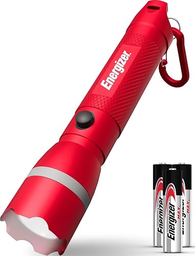 Energizer R-300 LED Flashlight Emergency Safety Light, Bright IPX4 Water Resistant Flash Light, Durable Emergency Light for Hurricane Preparedness, Batteries Included