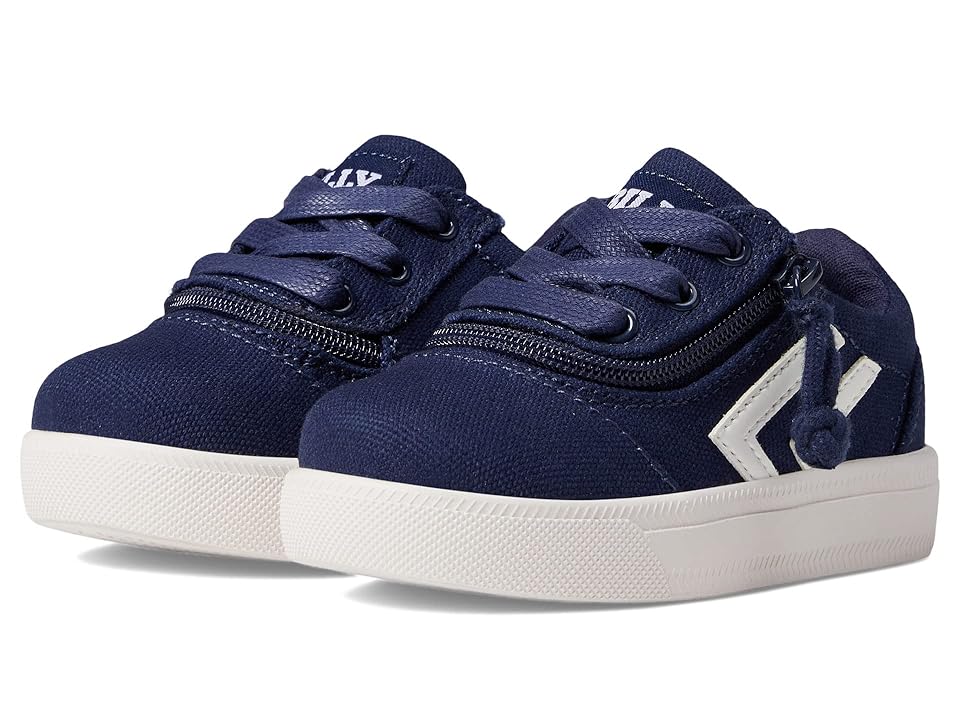 BILLY Footwear Kids CS Sneaker Low (Toddler) (Navy/White) Kid's Shoes INTERNATIONAL SHIPPING