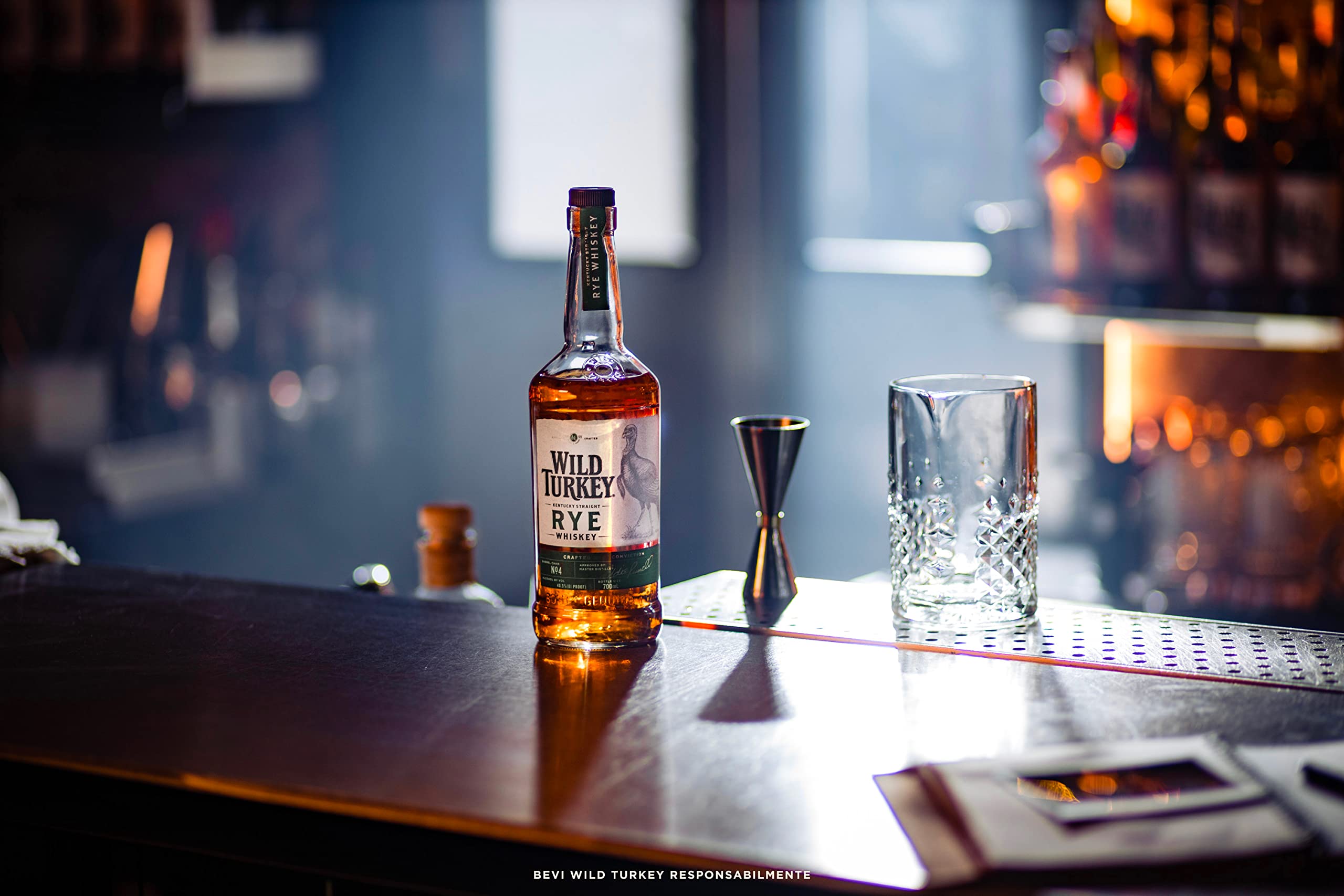 ウイスキー WILD TURKEY STRAIGHT RYE WHISKEY Whiskey Bourbon Wild Turkey Rye Wild Turkey Rye Sabor Caramelo