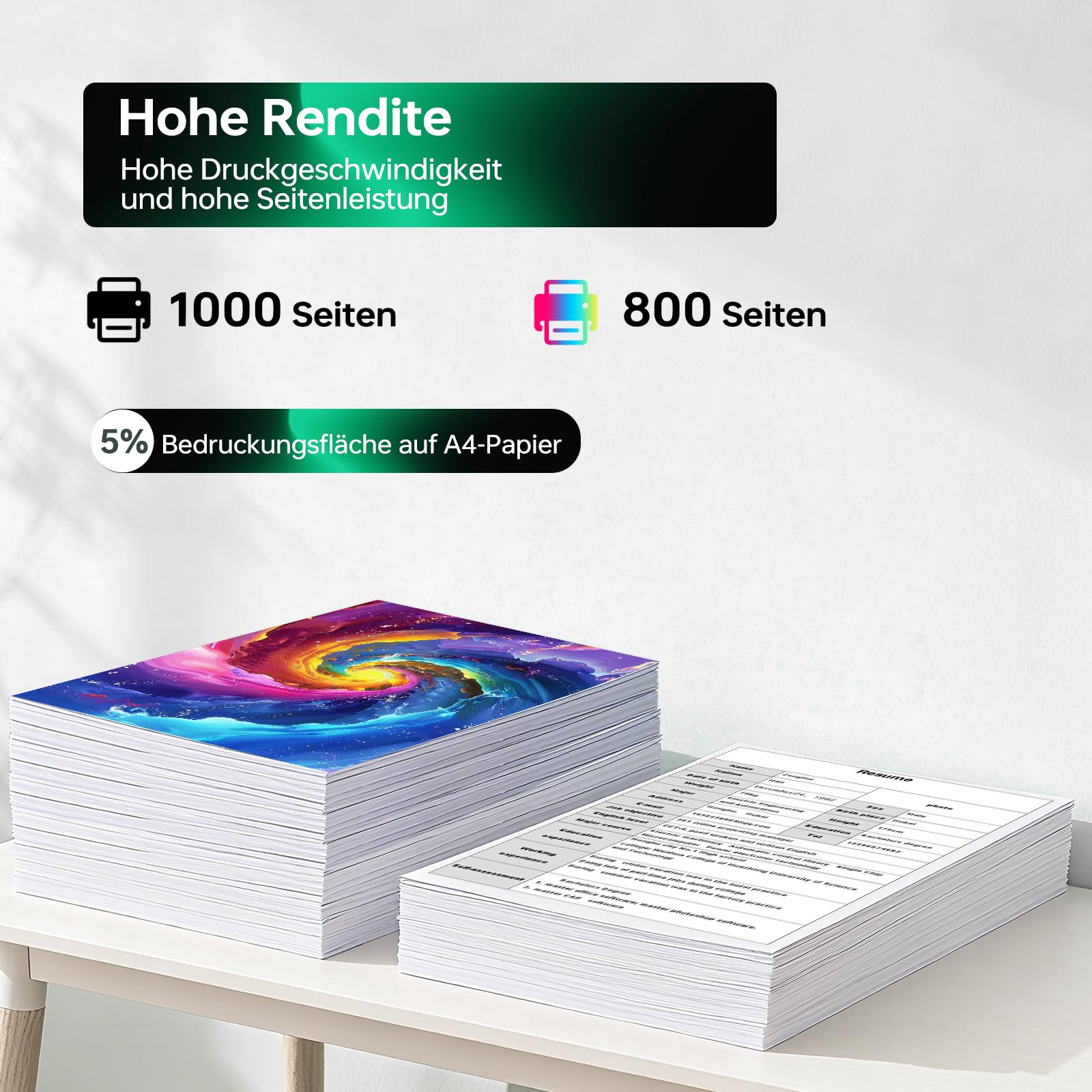 924XL 924e Tintenpatronen-Kombipack, kompatibel für HP 924e und 924XL | Tintenpatronen-Multipack, kompatibel für HP OfficeJet Pro 8120, 8123, 8100, 8130, 8133 (4er-Pack)