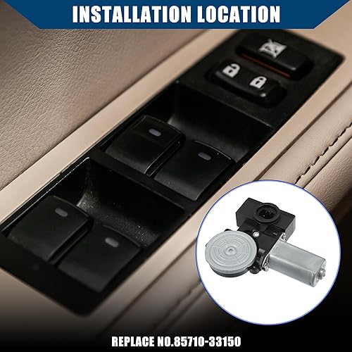 Miniatura 9 de Hihaha No.85720-33150  Motor de la ventana trasera derechamotor de la ventana eléctrica para Lexus ES300 2002-2003 para Lexus ES330 2004-2006  Motor