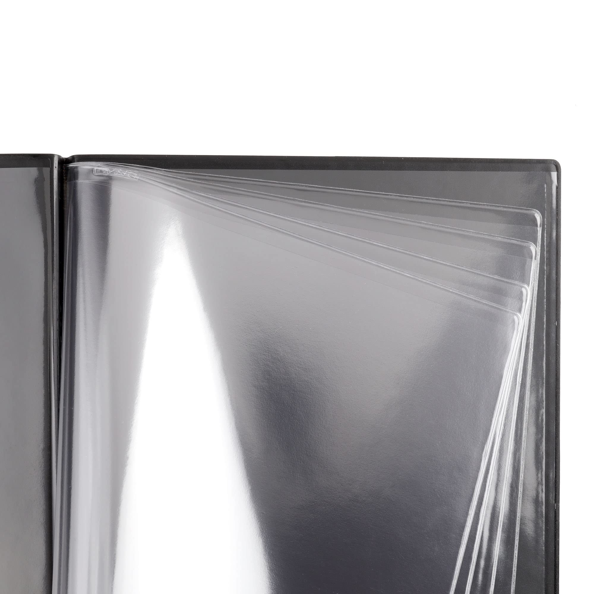 DAG STYLE Line Risto, Menü, speisekarten Restaurantbox 10 Stück, Format A4, PVC, Made in Italy, Plastiktüten, Schwarz