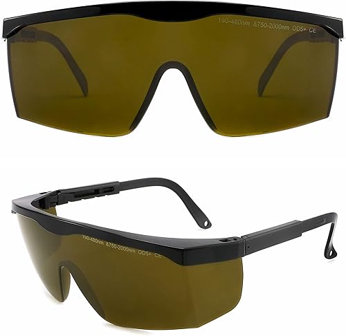 Miniatura 7 de Alsenor Gafas de seguridad láser IPL 190nm-490nm para la protección ocular del operador de la cosmetología del laser y el tratamiento del retiro del