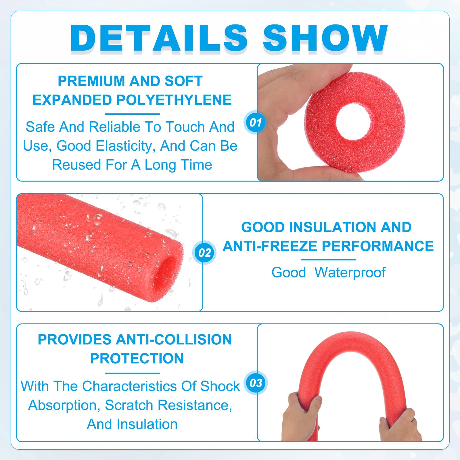 PATIKIL Pipe Insulation Foam Tube - Image 3
