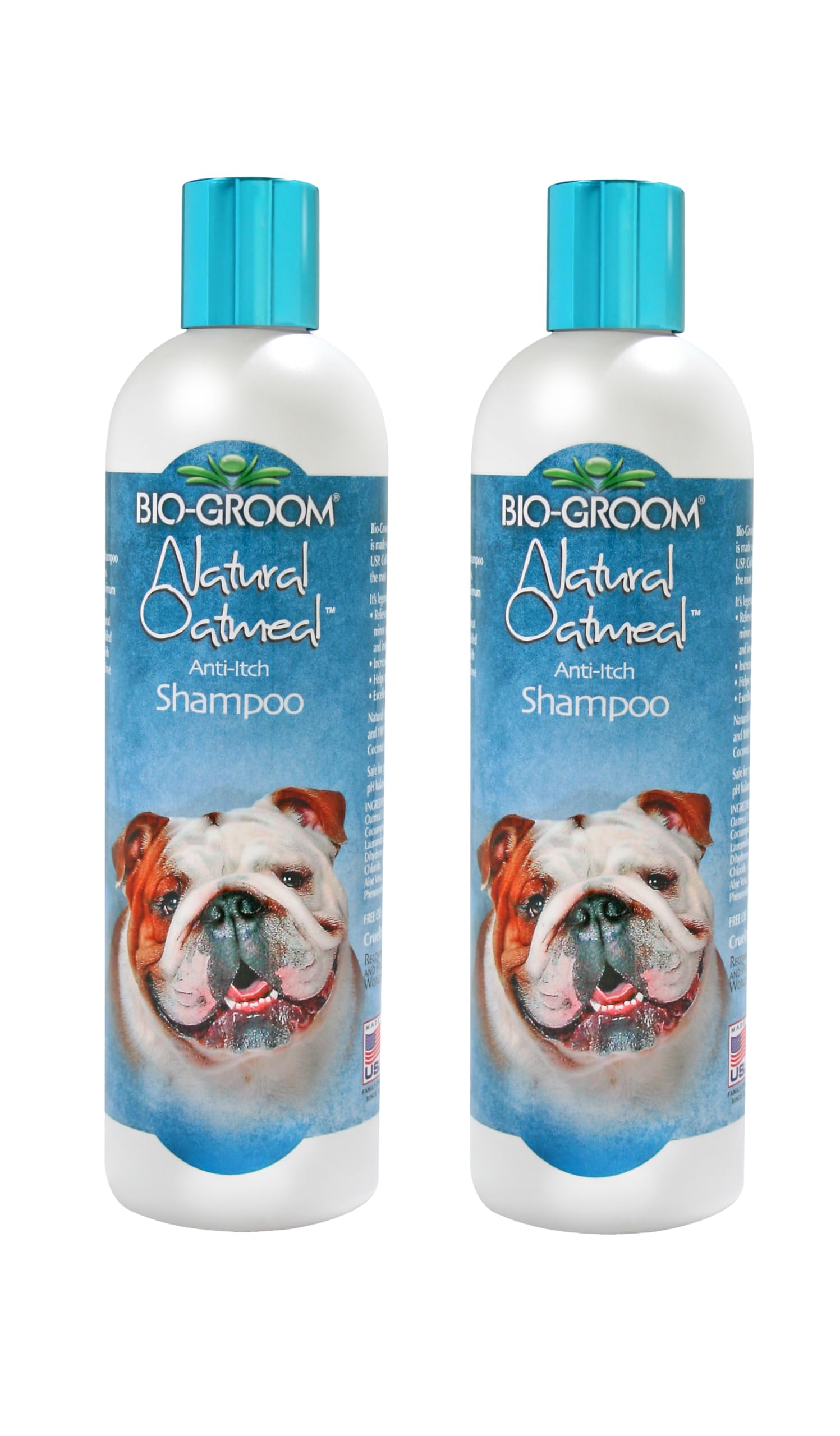 Bio-Groom Oatmeal Dog Shampoo, for Allergies and Itching, 12 fl oz, 2-Pack