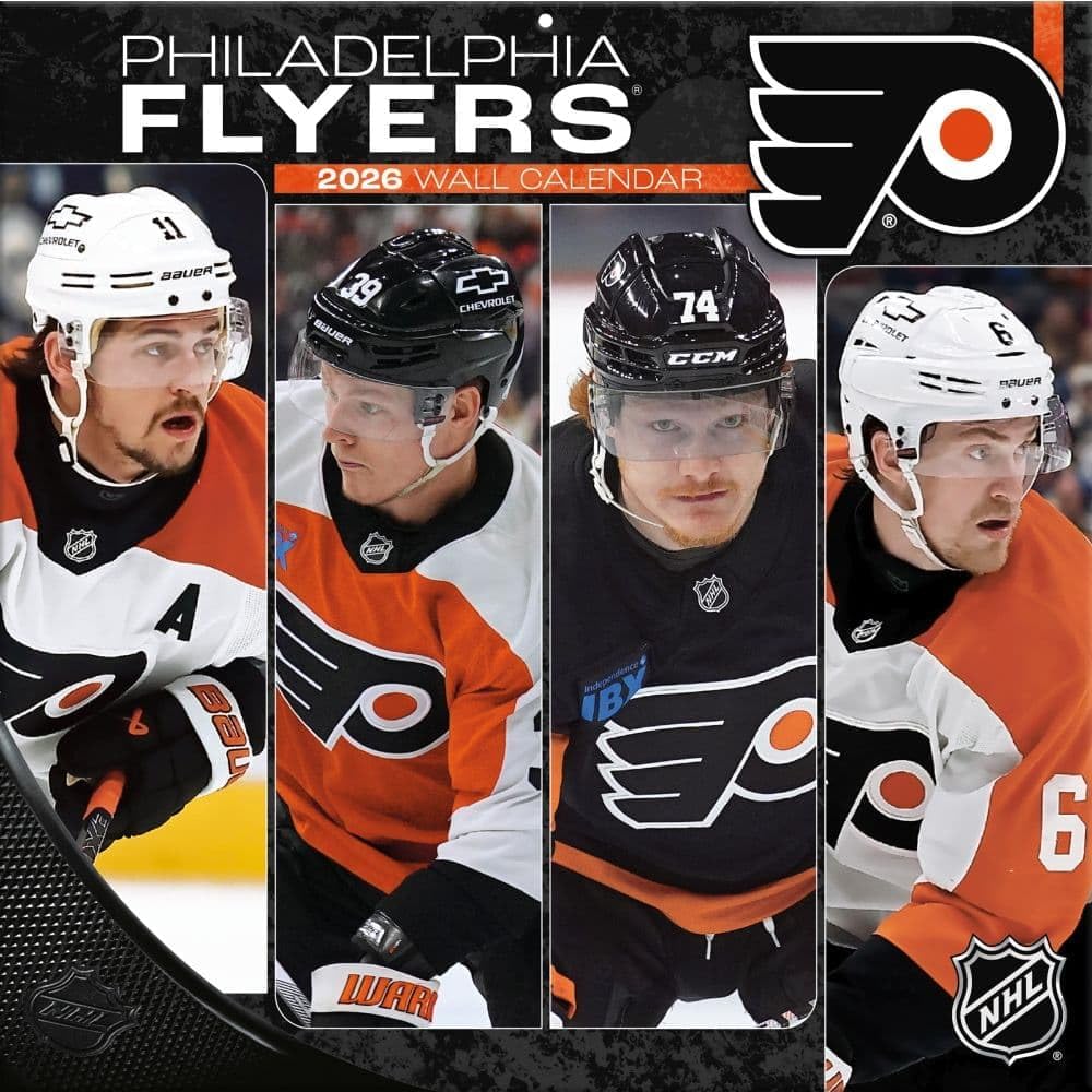 Philadelphia Flyers 2026 12X12 Team Wall Calendar (26998011951)