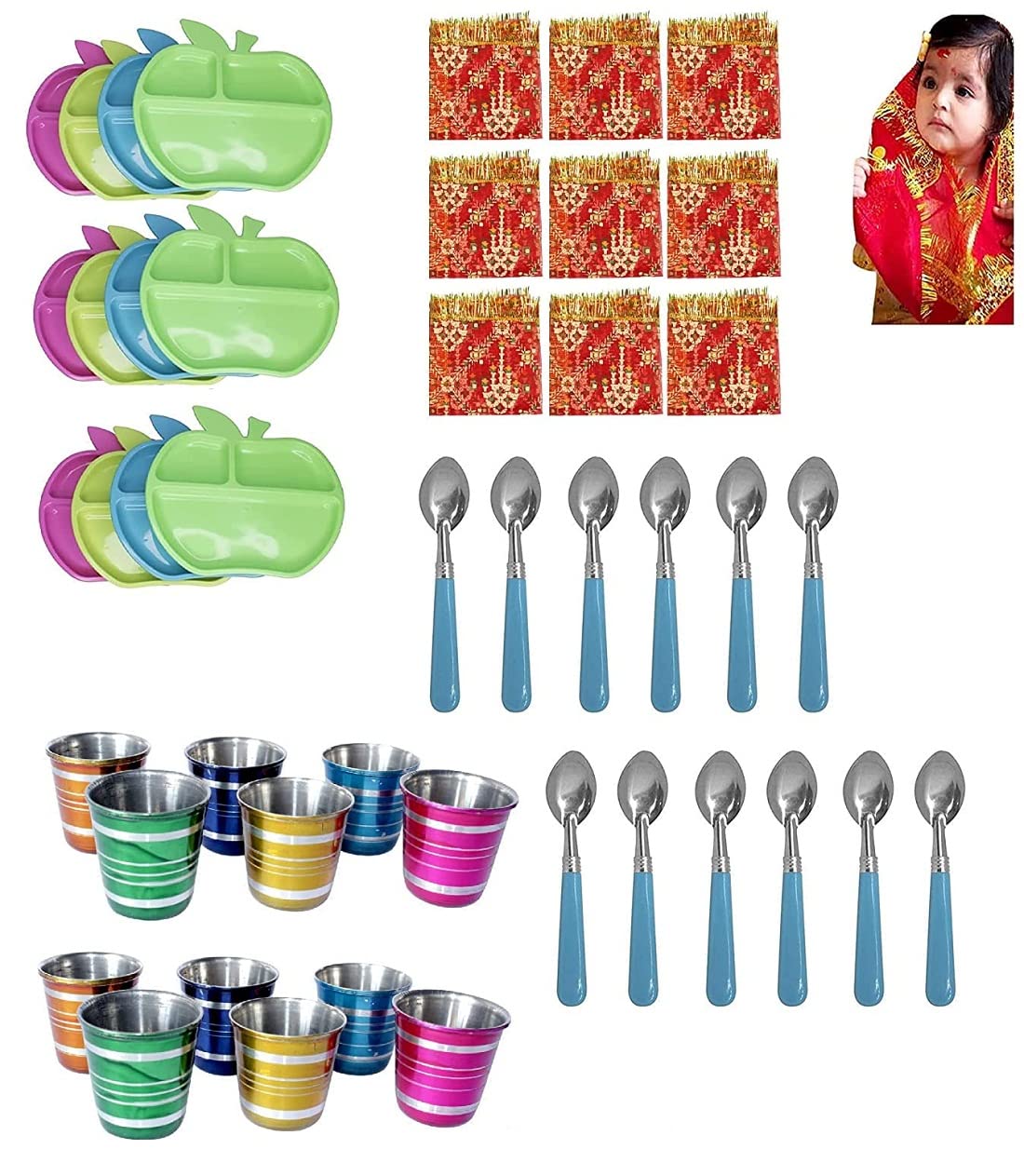 See full amazon price history chart for GLAN Kanya Pujan Gifts Set for Kids Return Gifts Kanjak Gifts for Girls/Navratri Return Gifts Combo Set Multicolor (Combo-6) GLAN Kanya Pujan Gifts Set for Kids Return Gifts Kanjak Gifts for Girls/Navratri Return Gifts Combo Set Multicolor (Combo-6) (B0BYNF69JJ) Amazon Price History, Amazon Price Tracker