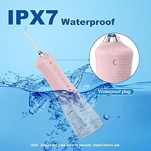 WellLeo Water Flossers for Teeth, 300ML Cordless Oral Irrigator Rechargeable Dental Flosser Picks with 5 Modes 5 Jet Tips,IPX7 Waterproof Teeth Cleaner for Braces Gum Care, Home Travel Use