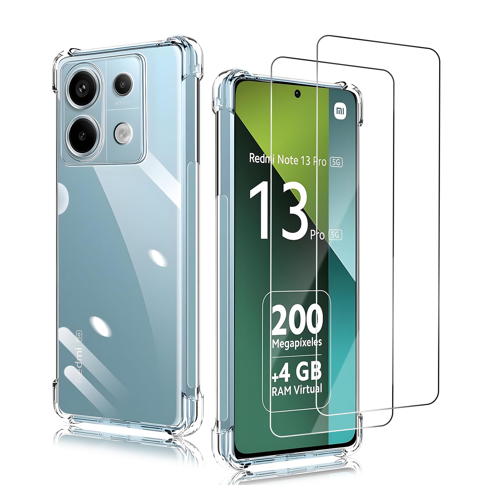 Amazon | iCarez に適合する Xiaomi Redmi Note 13 Pro 5G 用の ケース 