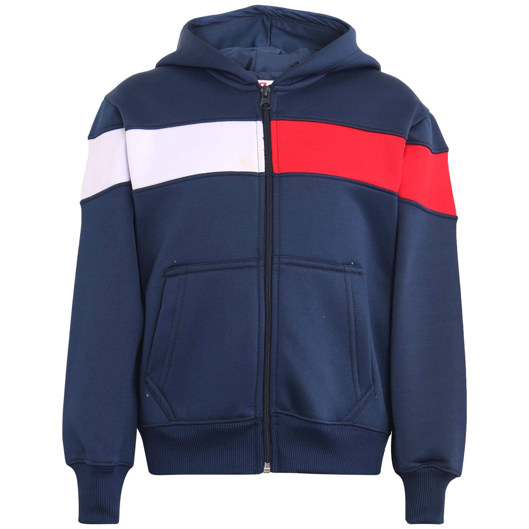 A2Z 4 Kids Filles Garçons Unisexe Survêtement Créateur Contraste À Empiècements En Polaire À Capuche À Fermeture Éclair Top Sweat À Capuche Bottom Jogging Pantalon De jogging Âge 5-13 Ans