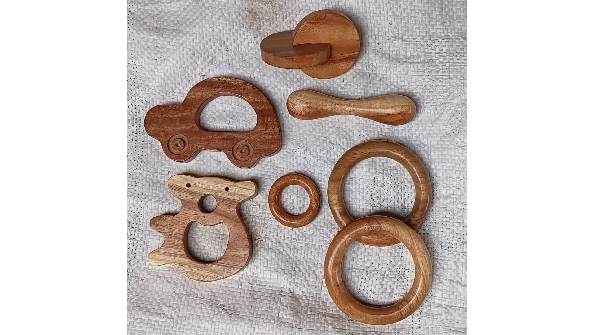 World Star India Natural Pure_Neem Wooden Baby Toys, Play Activity Games-image-5