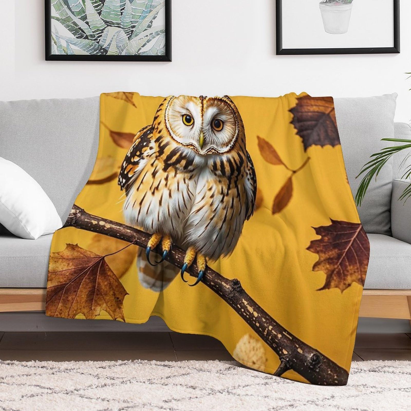 Couverture polaire en flanelle 150x200 cm pour lit et canapé