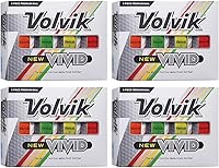 Vista 1 de Volvik Juego de 3 pelotas de golf de color mate de alta visibilidad, de alta visibilidad, 4 docenas (48 bolas)