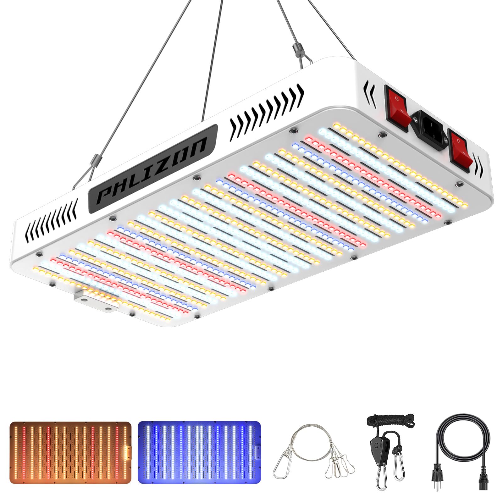 Amazon.com : Phlizon pro2000W High Power Led Grow Light with