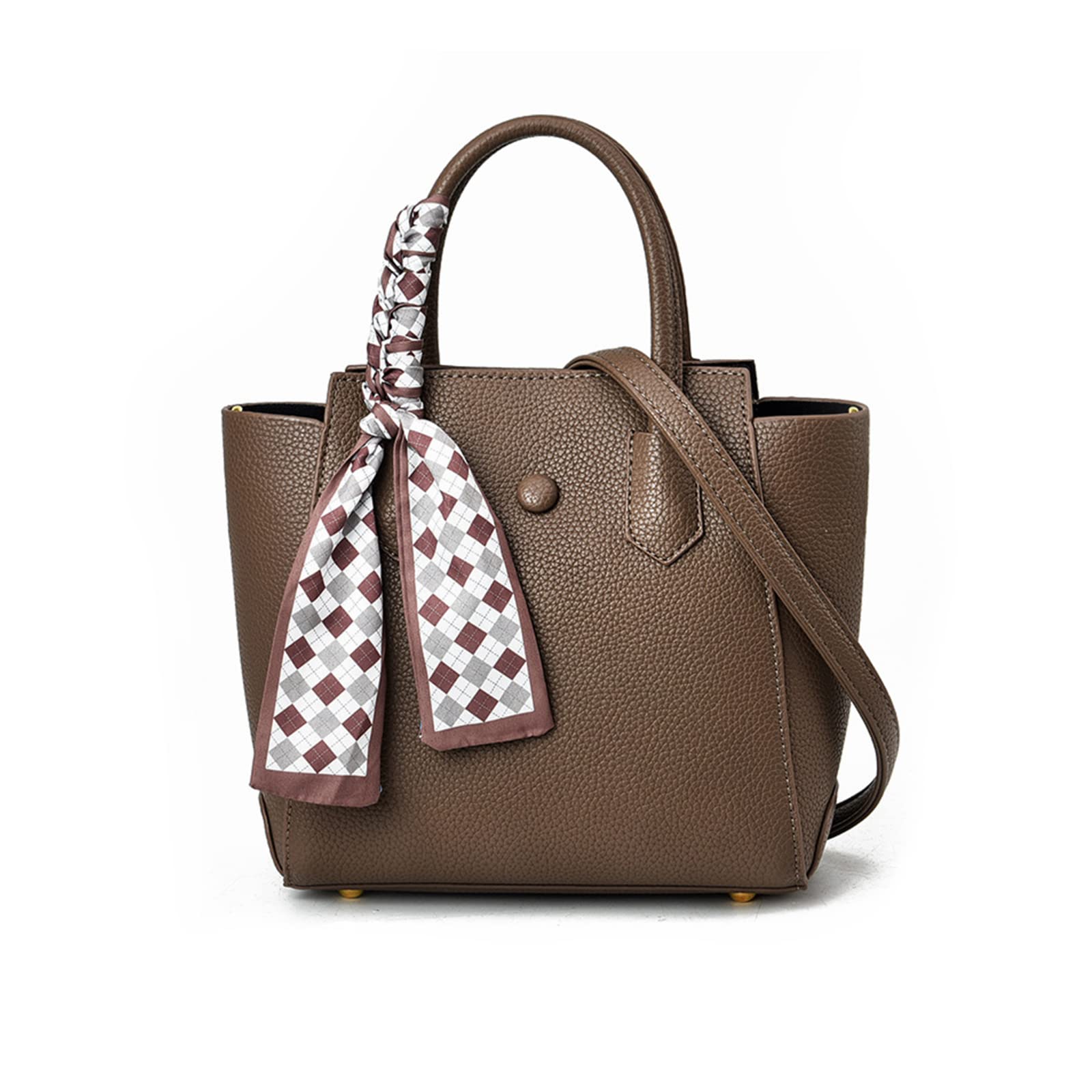 ADITAM Handtaschen für Damen Elegante Henkeltaschen Mode Bucket Bag Damen Kleine Umhängetasche PU Leder Umhängetasche Umhängetasche mit Schleife Double the Comfort