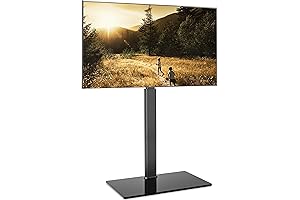 FITUEYES 55 Inches TV Floor Stand for Bedroom